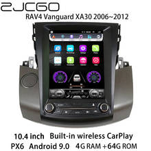 ZJCGO Car Multimedia Player Stereo GPS Radio Navigation NAVI Android 10.4 Inch Screen for Toyota RAV4 Vanguard XA30 2006~2012 2024 - buy cheap