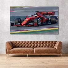 Racing Race Car Ferraris SF90 Formula One F1 Posters Wall Art Canvas Prints Paintings  Living Room Decorations 2024 - buy cheap