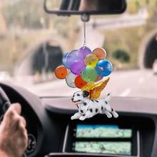 Cute Dog Car Hanging Ornament With Colorful Balloon Cat Car Hanging Ornament Car Interior Decor Home Decor Decoration 2024 - buy cheap