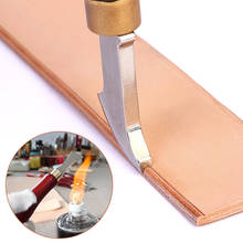 Ferramenta para vinco de couro, arco de couro 1.0-2.5mm para artesanato, ferramenta diy para vinco de borda, 1 peça 2024 - compre barato