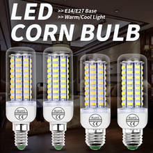 Bombilla Led E27 220V lámpara de maíz E14 bombillas Led para el Hogar 24 36 48 56 69 72leds de alto brillo SMD5730 GU10 vela hogar iluminación 2024 - compra barato