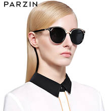 PARZIN-gafas De sol redondas para mujer, anteojos De sol Retro a la moda, elegantes, polarizadas, De diseñador De lujo, para fiesta 2024 - compra barato