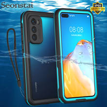 Funda impermeable para Huawei P20 P30 Pro P30 Lite 360, cubierta a prueba de golpes para Huawei P40 Pro Mate20 30 Pro, funda transparente para buceo al aire libre 2024 - compra barato