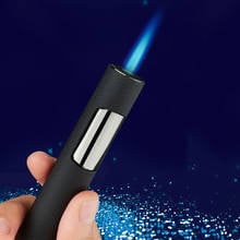 2021 New Unusual Lighter Pen Fire Gun Portable Turbo Spray Gun Butane Metal Cigarette Cigar Lighter Windproof Gadget Gift for Gi 2024 - buy cheap