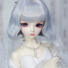 New Style 1/3 1/4 Bjd Wig High Temperature Short Wavy Bjd Wig SD For BJD Doll Wig 2024 - buy cheap