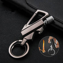 Honest Carabiner Permanent Match Lighter Striker Waterproof Outdoor Survival Tool Keychain Flint Fire Starter Petrol Camping 2024 - buy cheap