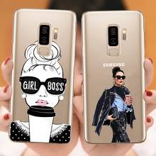 VOGUE Рождество принцесса девушка женский Босс кофе Мягкий футляр для телефона для Samsung Galaxy S6 S7 Edeg S8 S9 Plus S10 Plus S10Lite 2024 - купить недорого