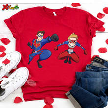 Crianças verão de manga curta camiseta esportes desenhos animados imprimir camisetas para meninos meninas roupas preto engraçado adorável crianças t camisa 3t-9t 2024 - compre barato