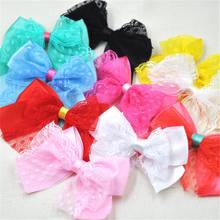 20PCS Lace Satin Ribbon Bows Flowers Appliques Wedding Doll Decor A286 2024 - buy cheap