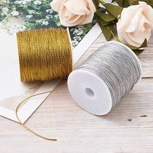 100m/roll 1mm Braided Thread Cords Ribbon for DIY Jewelry Findings Necklaces Bracelet Making Gift Packing Decoration String Rope 2024 - buy cheap