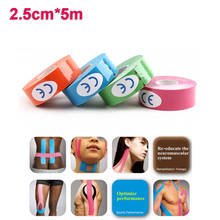 5m Kinesiology Tape Kinesiotape Roll Cotton Elastic Adhesive Sports Muscle Patch Bandage Physio Strain Injury Support Knee Brace 2024 - buy cheap