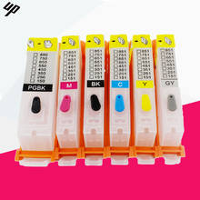 6PCS  PGI450 PGI-450PGBK CLI-451BK C M Y GY  Refillable ink Cartridge For CANON MG6340 MG7140 MG7540 IP8740 printer 2024 - buy cheap