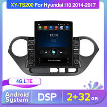 Jasco-sistema multimídia para autos, 4g, lte, android, com rádio, gps, wi-fi, bluetooth, para hyundai grand i10, 2013, 2014, 2015, 2016, 2017 2024 - compre barato