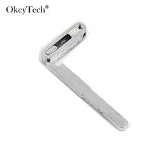 OkeyTech-tarjeta inteligente para coche, llave de inserción pequeña de entrada remota sin llave para Volvo XC70, XC90, V50, V70, S60, hoja de emergencia sin cortar 2024 - compra barato