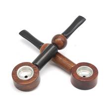 Crude Wood Mini Pipes Rotation Portable Creative Smoking Pipe Herb Tobacco Pipe Gifts Narguile Grinder Smoke Mouthpiece 2024 - buy cheap