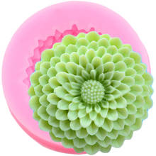 Chrysanthemum Silicone Mold DIY Flower Cupcake Topper Fondant Cake Decorating Tools Soap Resin Clay Molds Candy Chocolate Moulds 2024 - buy cheap