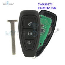 Remtekey KR55WK48801 5WK50170 smart key 3 button for Ford Kuga mondeo Fiesta Focus 2007-2017 434mhz car remote key 2024 - buy cheap