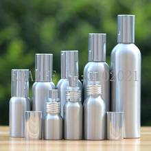 20-50pcs high-grade 20-500ml Aluminum silver empty spray bottle Fine Mist Refill cosmetic spray jar Sample subpackage travel 2024 - buy cheap