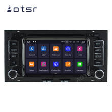 AOTSR 2 Din Car Radio Android 10 For VW Volkswagen Touareg Transporter T5 Multivan 2004 - 2011 2Din Multimedia Player GPS Navi 2024 - buy cheap