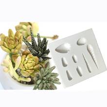 Silicone Cake Molds 3D DIY Flower Succulent Plants Fondant Sugarcraft Cake Decorating Tools Candy Jelly Stencils Baking Stencils 2024 - buy cheap