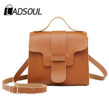 Ladsoul Luxury Handbags Designer Casual PU Leather Handbag Shoulder Bag Crossbody Bags For Women Bolso Mujer 2024 - buy cheap