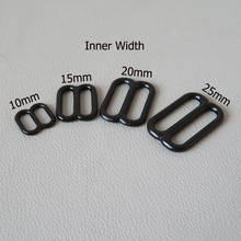 Inner Width 10mm 15mm 20mm 25mm Metal Slider Tri Glides Buckle For Bag Straps Loop Hardware Cat Dog Collar Shoes Clasp Accessory 2024 - buy cheap