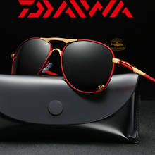 2020 DAWA мужские поляризованные солнцезащитные очки для рыбалки на открытом воздухе для альпинизма с защитой от ультрафиолета, металлические солнцезащитные очки в стиле ретро, солнцезащитные очки для вождения 2024 - купить недорого