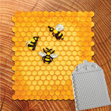 Continuous Honeycomb & Bees Textured Silicone Mold Fondant Cake Decorating Tool Gumpaste Sugarcraft Chocolate Forms Bakeware 2024 - buy cheap