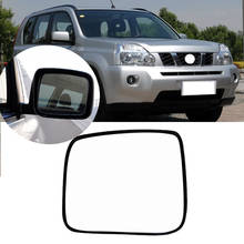 Yasong fora espelho retrovisor de vidro para nissan qashqai x-trail t31 2008 2009 2010 2011 2012 2013 2014 2015 espelho lente 2024 - compre barato