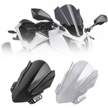 Parabrisas de motocicleta, pantalla de viento, Deflector de protección para Kawasaki Ninja 250SL 2015-2021 2016 2017 2018 2019 2024 - compra barato