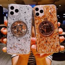 Retro Glitter Gold Foil Coin Sequins Transparent Soft Silicone TPU Case Cover For iPhone 6 6s 7 8 Plus 11 Pro X XS XR Max Coque 2024 - buy cheap