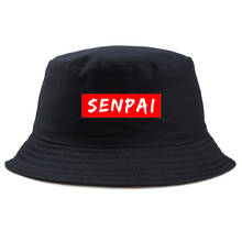 SENPAI BUCKET HAT MEN JAPANESE ANIME Fisherman Hat For Women Fashion Outdoor Friends Visor Sun Basin Hats boys girls cap 2024 - buy cheap