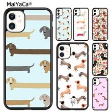 MaiYaCa Sausage Dog Dachshund Art Phone Case For iPhone 5s SE 6 6s 7 8 plus X XR XS 11 12 13 pro max Samsung Galaxy S9 S10 shell 2024 - buy cheap