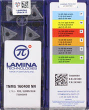 TNMG220404 TNMG220408 NN LT10 100% оригинальная карбидная вставка Lamina обработка: нержавеющая сталь, сталь, чугун. И т. д. Бесплатная доставка 2024 - купить недорого