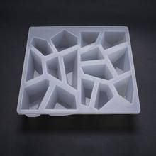 Cristal resina epóxi molde irregular pedras fundição molde de silicone artesanal diy artesanato ornamentos fazendo a ferramenta 2024 - compre barato
