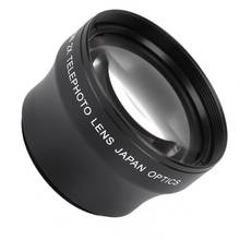37mm 2X Magnification High Definition Converter Telephoto Lens for 37mm 18-55 Focal Length Mount Camera Tele Photo Lens 2024 - compre barato