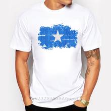 2019 Summer Short Sleeve T-shirts for Men O-neck Somalia National Flag Nostalgic Style T Shirt Cotton Men Clothing Tops 2024 - buy cheap
