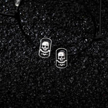 Vintage Punk Style Skull Earrings Cross Shield Human Skeleton Earrings for Motorcycle Party Men Women's Earrings Biker Jewelry 2024 - buy cheap