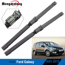 For Ford Galaxy 2001-2015 Car Front Windscreen Wiper Blades Soft Rubber Wiper Side Pin & Push Button & Pinch Tab Arms 2024 - buy cheap
