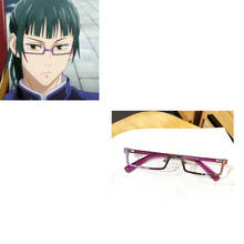 Óculos de cosplay julongsu kaisen maki zenin, óculos clássicos de lentes transparentes para cosplay, para halloween, carnaval, acessórios 2024 - compre barato