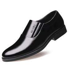 Mazefeng-zapatos de vestir sin cordones para hombre, moda Oxfords, negocios, Trajes clásicos de cuero, 2019 2024 - compra barato