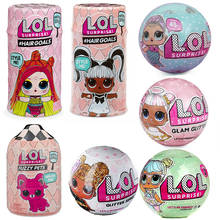 Original LOL Surprise Dolls Color Change Egg Confetti Series Dress LOL Doll Ball Kids Toys For Children Christmas 2024 - buy cheap