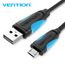 Кабель Micro USB Vention, кабель для быстрой зарядки для Android, USB-кабель для синхронизации данных 3 м, 2 м, 1 м для Samsung, HTC, Xiaomi, Sony 2024 - купить недорого