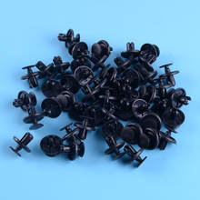 Citalll-Clips de sujeción para motor, sujetadores de plástico negro para Toyota Lexus, 50 Uds., 90467-07201, 9046707201 2024 - compra barato