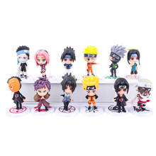 Figuras de acción de Naruto, figuras de acción de 7cm, Gaara, Zabuza, Sasuke, Tobio, Kakashi, Ninja, modelo de marioneta, adornos, regalo de colección, 6 unids/set por Set 2024 - compra barato