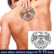 Waterproof Temporary Juice Ink Tattoo Sticker Bird Totem Feather Wings Fruit Gel Long Lasting Fake Tatto Arm Art for Men Women 2024 - buy cheap