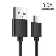 Cable USB tipo C de carga rápida, Cable de datos de 25/100/150/200/300cm, 3A, para Samsung S9, S9 +, S8 Plus, Xiaomi Redmi no 8, 10, Huawei 2024 - compra barato