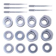 1 Set Epoxy Resin Kit Silicone Mold Ring Molds 3 Sizes Dropper DIY Jewelry Rings 16/16.6/17mm Handmade Accessories Casting Tools 2024 - buy cheap