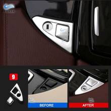 for BMW 5 series F10 F18 525 528 Chrome Center Console Armrest Buttons Covers Trim Stickers Glove box handle switch Decor 2024 - buy cheap