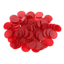 100Pcs Plastic Learning Counters Disks Bingo Chip Counting Discs Markers, Poker Chips Game Tokens with Storage Box, 25mm/1 Inch 2024 - buy cheap